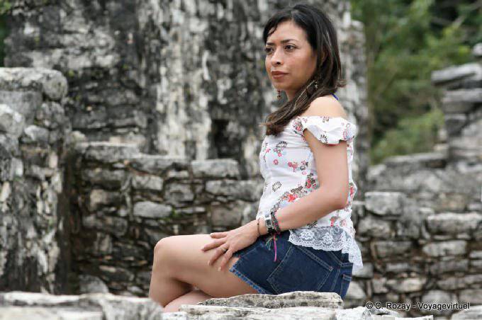 Ritratto di stella messicana, Palenque - Messico