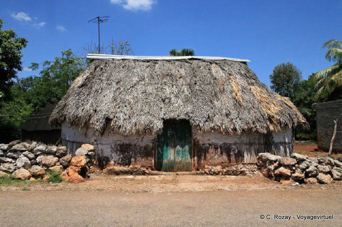 Casa con il tetto di paglia, Santa Helena - Messico