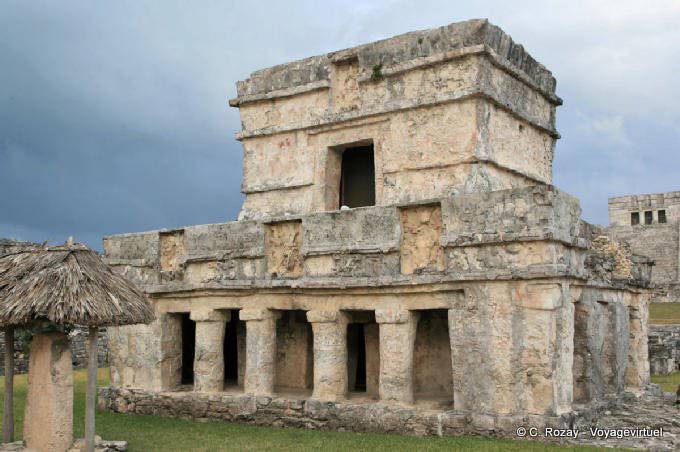 Il Tempio degli Affreschi, sito archeologico di Tulum - Messico
