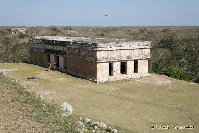La Casa delle Tartarughe, panoramica, Uxmal - Messico