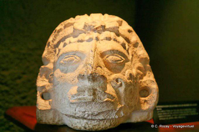 Volto scolpito Museum, Uxmal - Messico