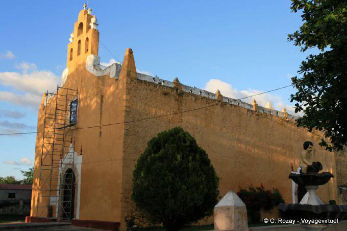 Restauro facciata, Templo San Juan de Dios, Valladolid - Messico