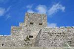 Torre della fortezza di San Felipe, Laguna Bacalar, Messico.