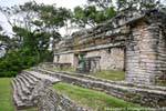 Una fine Nord Group che comprende cinque templi, Palenque, Messico.