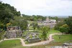 Panorama della città preispanica, Palenque, Messico.