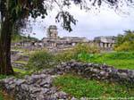 Panorama del Palazzo, Palenque, Messico.