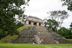 Tempio della Croce: l'esploratore Frederick Waldecken ha reso la sua casa per due anni, Palenque, Messico.