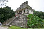 Dedicato a GIII, il tempio del Sole sulla sua piramide, Palenque, Messico.