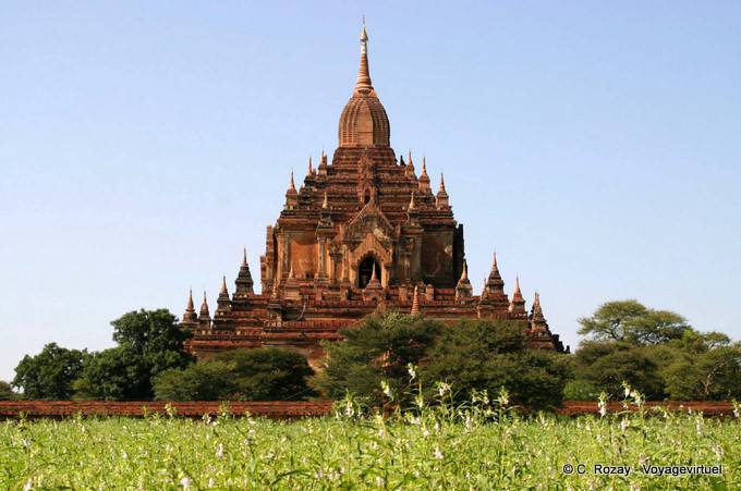 Panorama su Sulamani tempio, Bagan - Myanmar (Birmania)