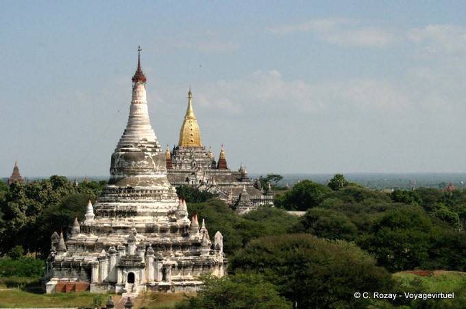 Panoramica templi, Ananda, Bagan - Myanmar (Birmania)