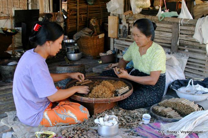 Produce sigari, lago Inle - Myanmar (Birmania)