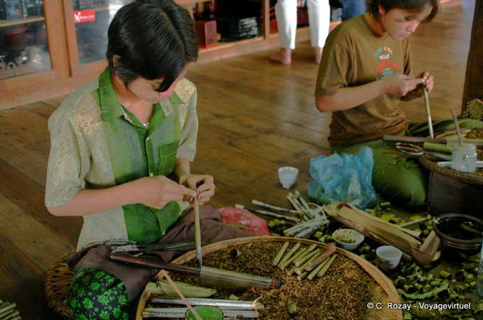 Nan Pan, sigari produzione, lago Inle - Myanmar (Birmania)