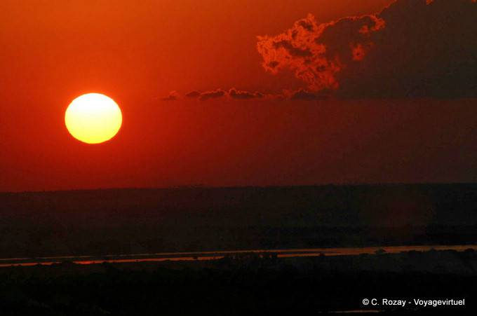 Tramonto visto dalla Sagaing - Myanmar (Birmania)