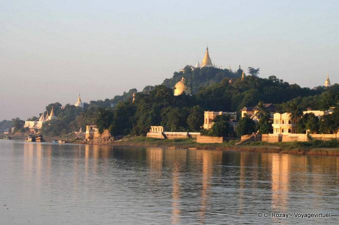 Sagaing, collina di Mandalay fronte - Myanmar (Birmania)