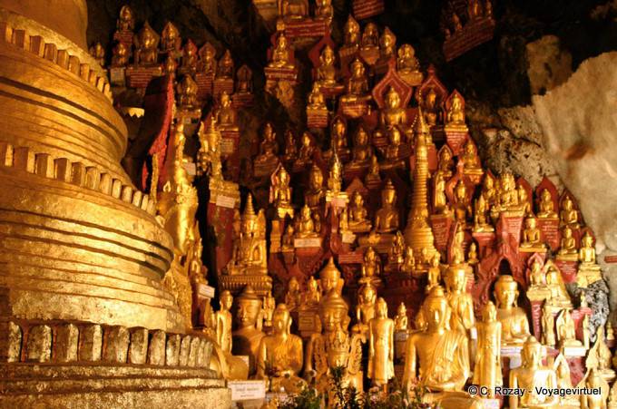 Ci sono 8.000 Buddha nelle grotte di Pindaya, Taunggyi - Myanmar (Birmania)