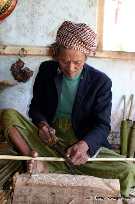 Ombrelli produzione Artisan Pindaya - Myanmar (Birmania)
