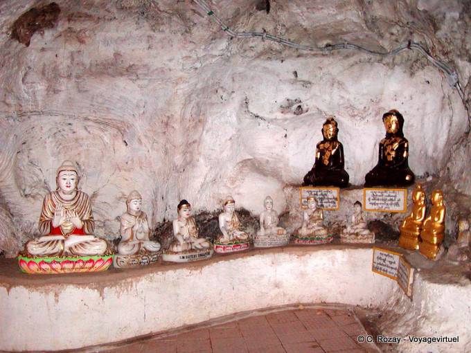 Buddha di varie origini e materiali, grotte Pindaya - Myanmar (Birmania)