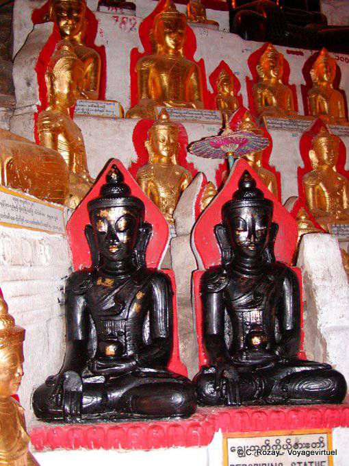 Statue soaker Buddha Cave Pindaya - Myanmar (Birmania)