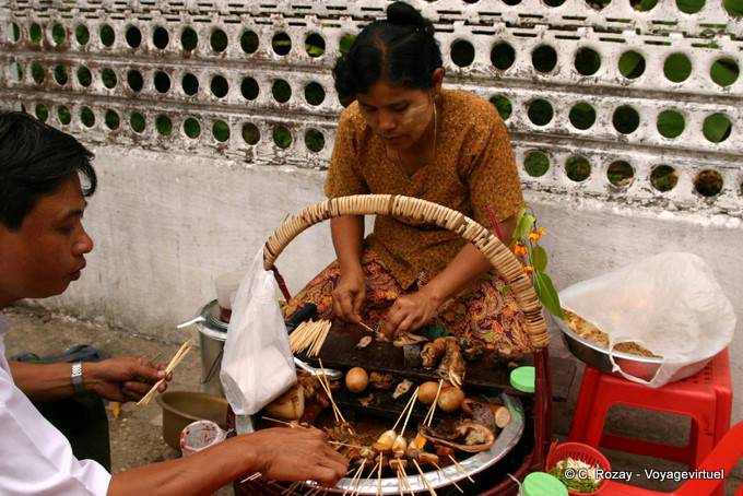 Fare kebab, Rangoon - Myanmar (Birmania)