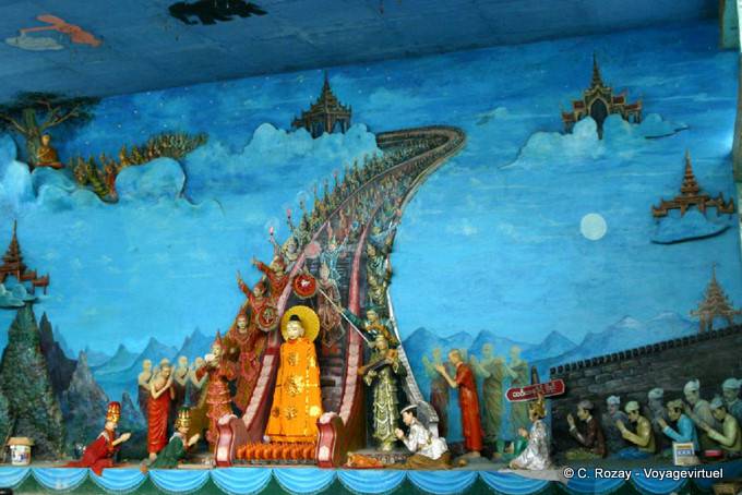 Murale Kaba Aye Pagoda, Rangoon - Myanmar (Birmania)