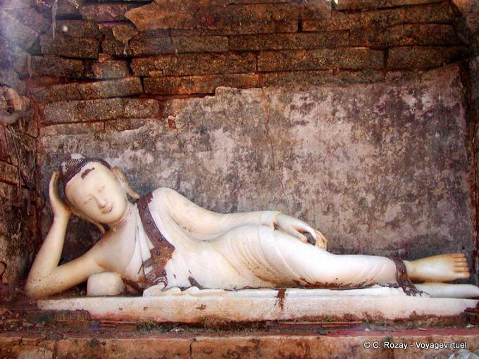 Buddha marmo giacente Sankar (Sagar) - Myanmar (Birmania)