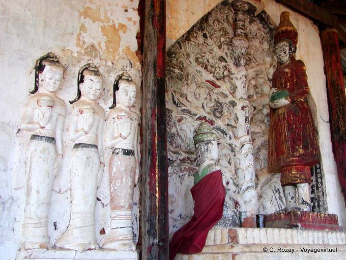 Offerte Statuario, Takhaung Pagoda (Saga) - Myanmar (Birmania)