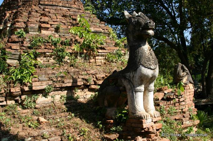 Garuda forma griffin, centro storico Sankar - Myanmar (Birmania)