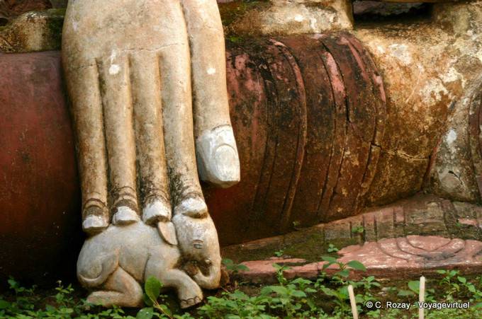 Pietra Main Nalagiri elefante, Sankar - Myanmar (Birmania)