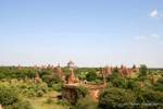 Vista delle pagode di Bagan, Birmania.