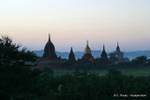 Nebbia Evening in Bagan, Birmania.