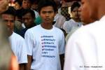 L'umanità, t-shirt, Bagan, Birmania.