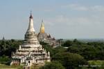 Panoramica templi, Ananda, Bagan, Birmania.