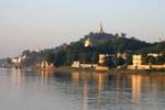 Sagaing, collina di Mandalay fronte, Birmania.