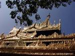 Doratura Inimmaginabile il tempio di Shwedagon, Yangon, Birmania.