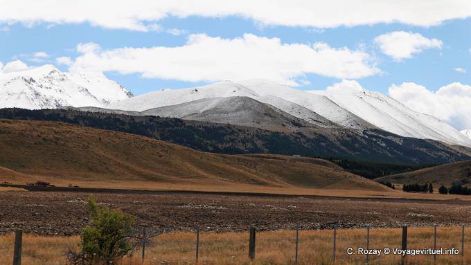 Summer Snow, Mount Cook Road, Canterbury - Nuova Zelanda