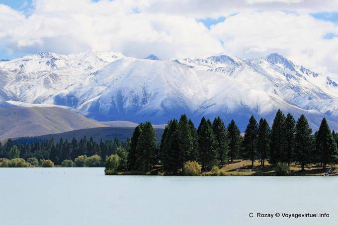 Contrasto Estate Ruataniwha Lake, Canterbury - Nuova Zelanda