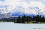 Contrasto Estate Ruataniwha Lake, Canterbury, Nuova Zelanda.