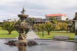Fontana in Caroline Bay Park, Timaru, Canterbury, Nuova Zelanda.
