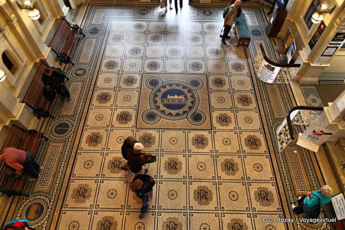 Piano Mosaico della prenotazione, Stazione di Dunedin - Nuova Zelanda