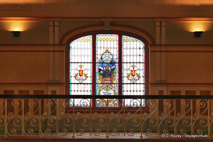 Balcone interno Vetrata, Stazione Otago di Dunedin - Nuova Zelanda