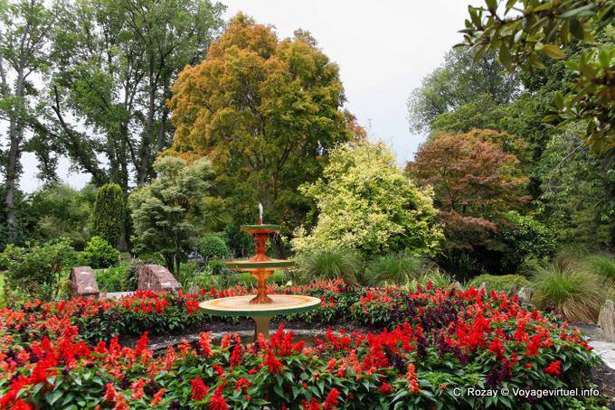 Inizio autunno Giardini pubblici, Oamaru, Otago - Nuova Zelanda