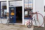 Biciclette, Oamaru, Otago, Nuova Zelanda.