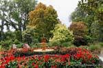 Inizio autunno Giardini pubblici, Oamaru, Otago, Nuova Zelanda.