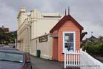 Stazione Harbourside, Oamaru, Otago, Nuova Zelanda.