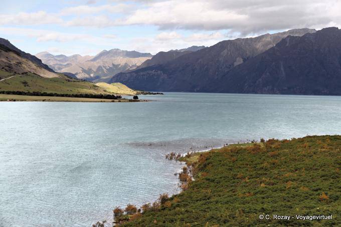 Le prime impressioni, Lago Hawea, Southland - Nuova Zelanda