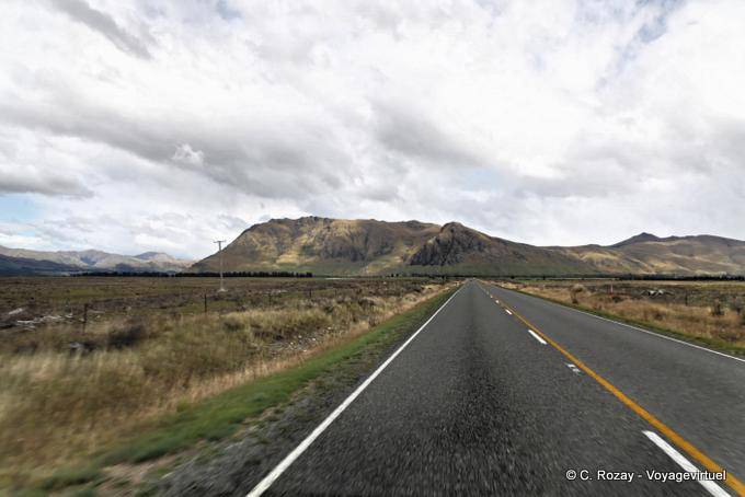 Kingston Garston Hwy, Queenstown Road to Invercargill, Southland - Nuova Zelanda