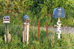 Peninsula Dunedin Box per le lettere, Nuova Zelanda.