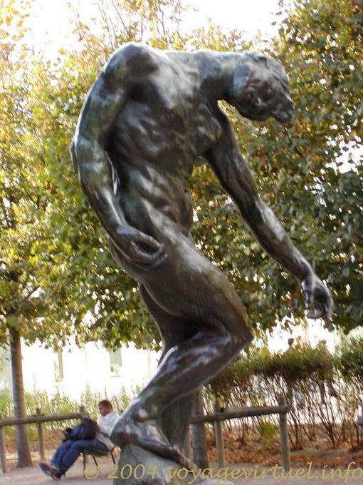 Grande Ombra, Rodin, Jardin des Tuileries, a Parigi, Francia