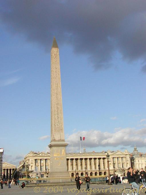 Parigi, sulla Place de la Concorde, Francia