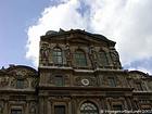 Facciata interna, cortile del Louvre, Parigi, Francia.